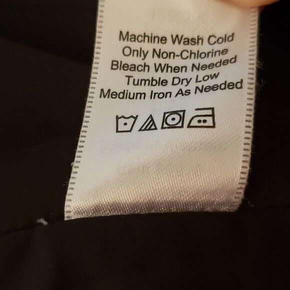 EUC Coldwater Creek Front Button Houndstooth Blazer Jacket Tan / Black Sz 14 - Picture 5 of 5